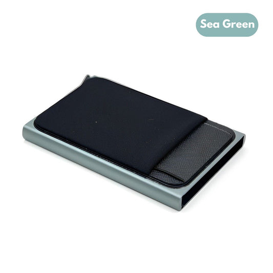Aluminum Pop-Up Wallet with RFID Blocking